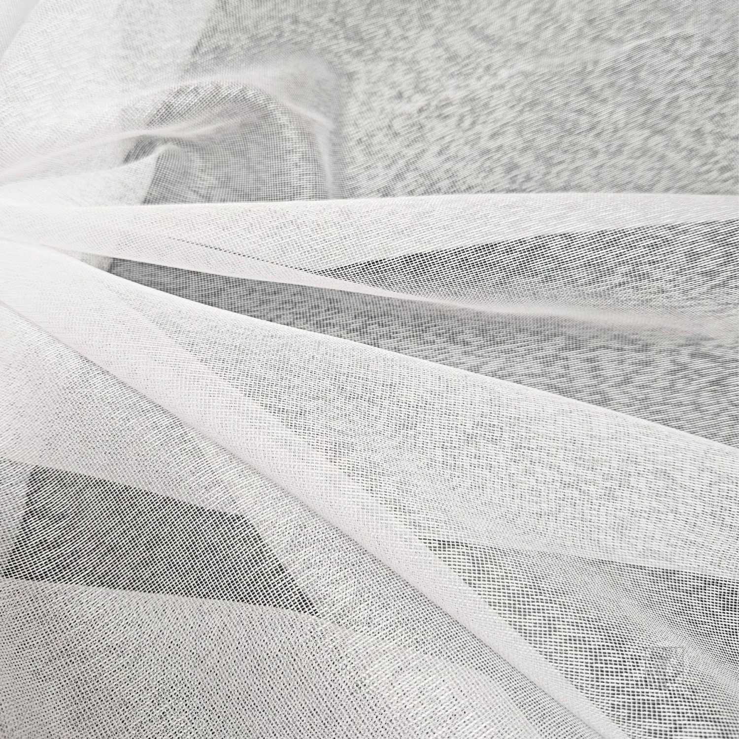 Záclona metráž DORA 01 biela