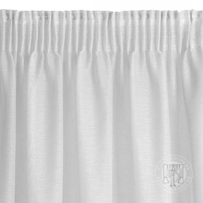 Záclona REBECCA na páske biela 300x150cm