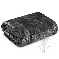 Prehoz na posteľ BLINK3 170x210cm čierna/strieborná