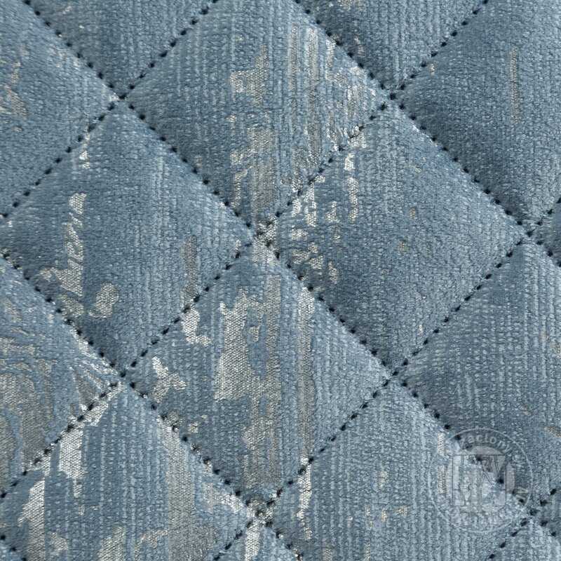 Prehoz na posteľ BLINK3 170x210cm modrá/strieborná