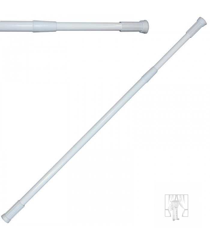 Teleskopická tyč do sprchy biela