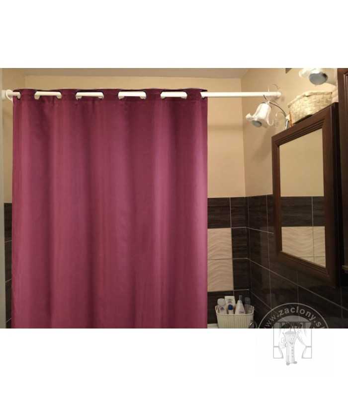 Teleskopická tyč do sprchy biela