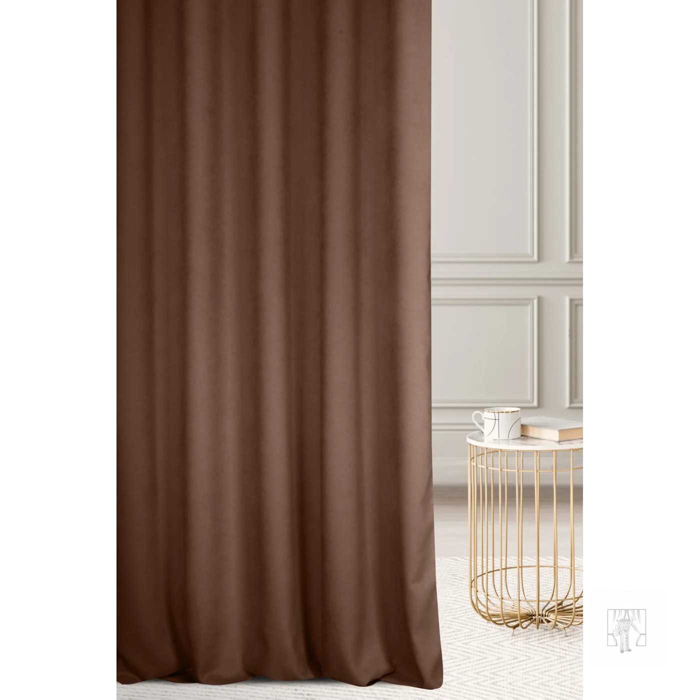 Záves 1403/320 čokoládový