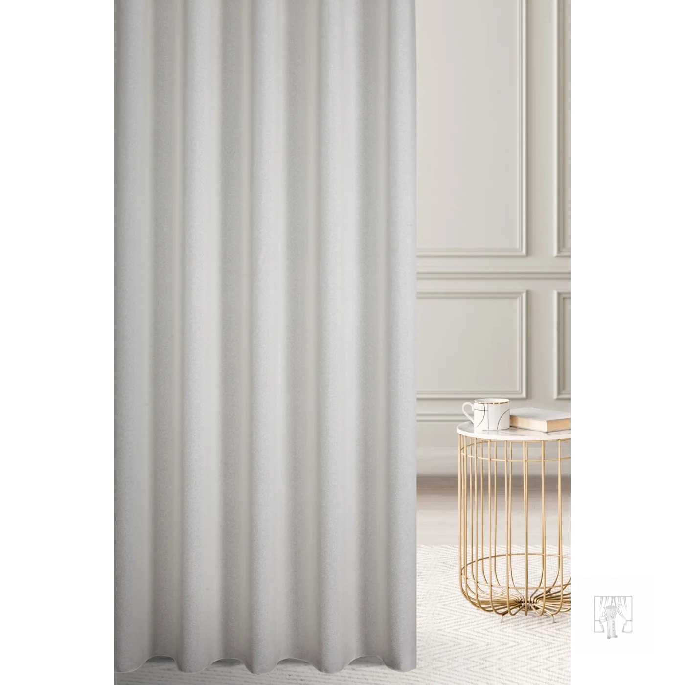 Záclona/Záves E17/6 ITALISSIMA svetlá krémová