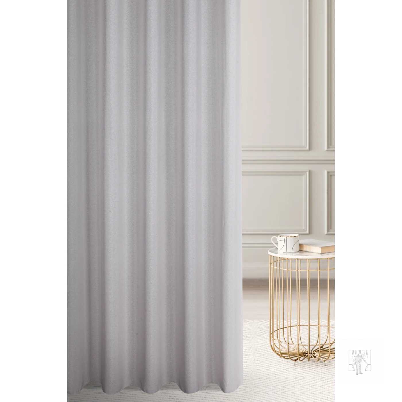 Záclona/Záves E17/11 ITALISSIMA sivá, 315cm