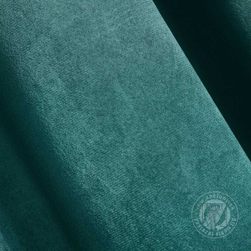 Záves ROSA na krúžkoch tmavý tyrkysový 140x250cm