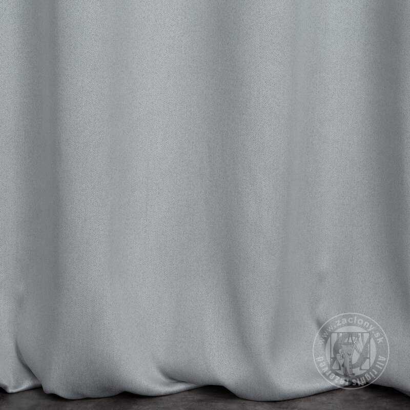 Zatemňovací záves CARLO na krúžkoch 135x250cm sivý