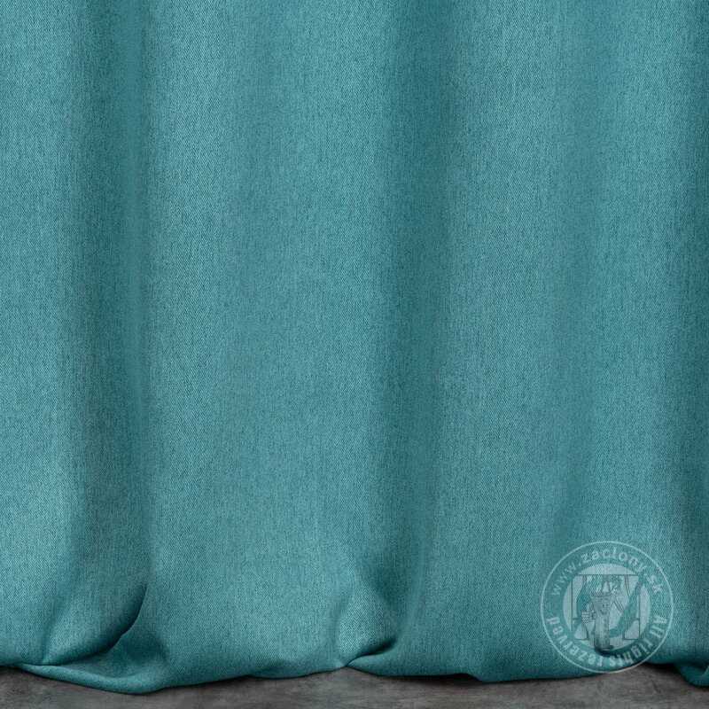 Zatemňovací záves CARLO na krúžkoch 135x250cm tyrkysový