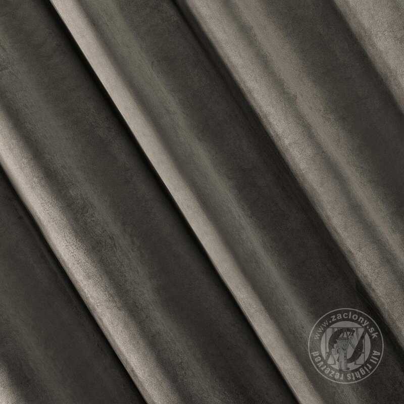 Záves VILLA na páske grafitový 140x270cm