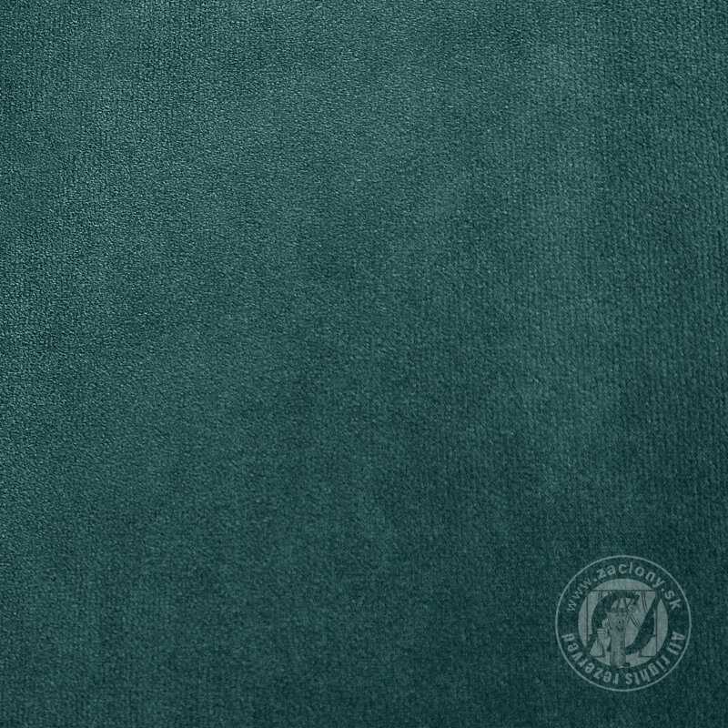 Záves VILLA na páske tmavý tyrkysový 140x270cm