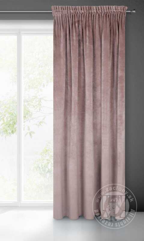 Záves VILLA na páske púdrový 140x270cm