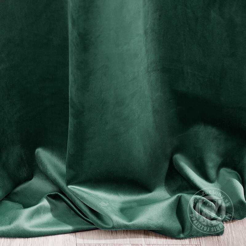 Záves VILLA na páske tmavozelený 140x270cm