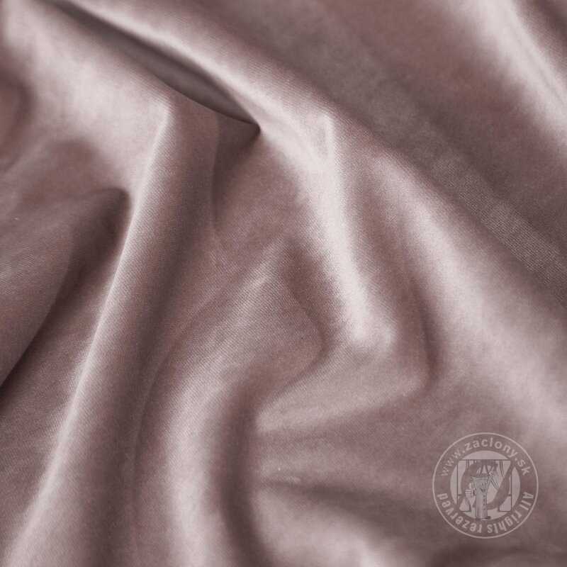 Záves VILLA na krúžkoch púdrový 140x250cm