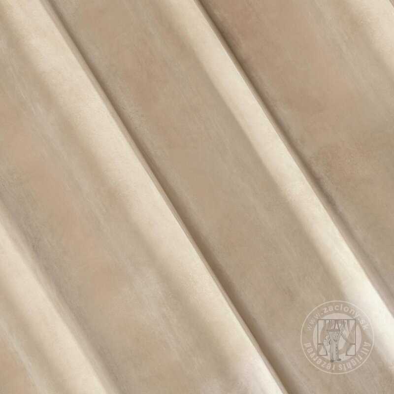 Záves VILLA na páske béžový 140x270cm