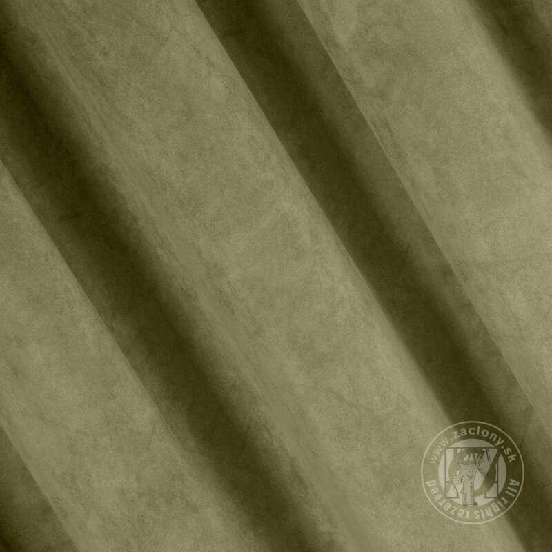 Záves VILLA na páske olivový 140x270cm