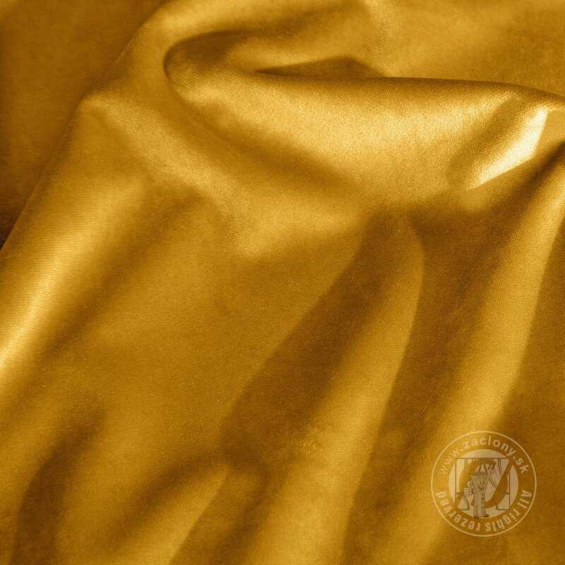 Záves VILLA na páske horčicový 140x270cm