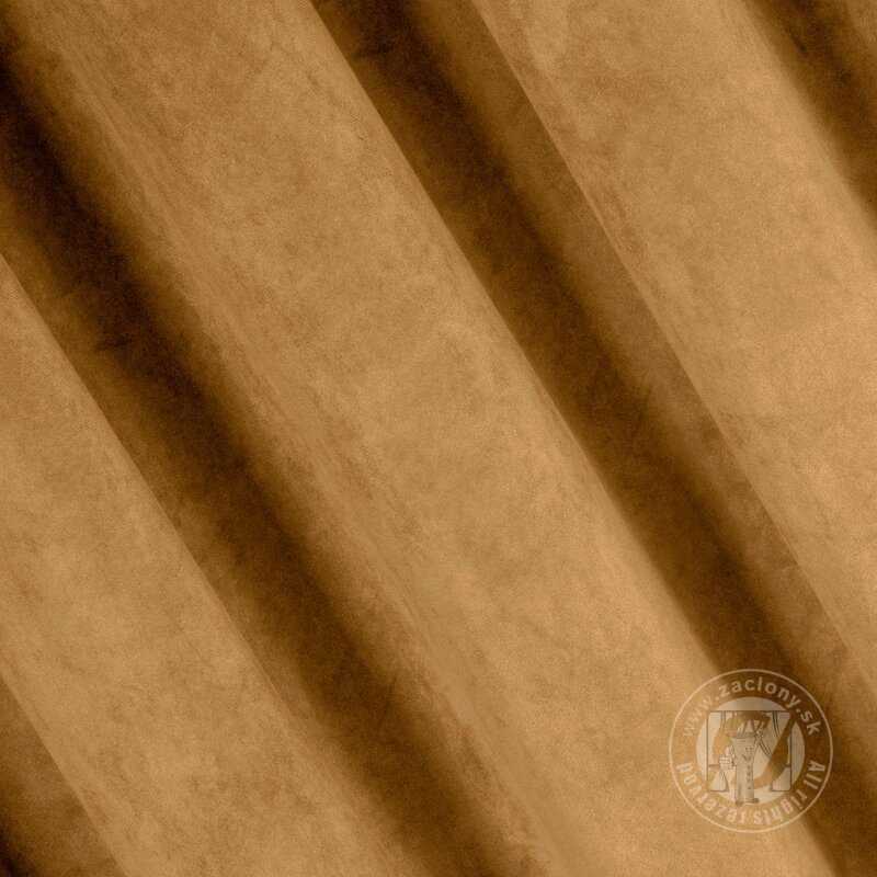 Záves VILLA na páske medový 140x270cm