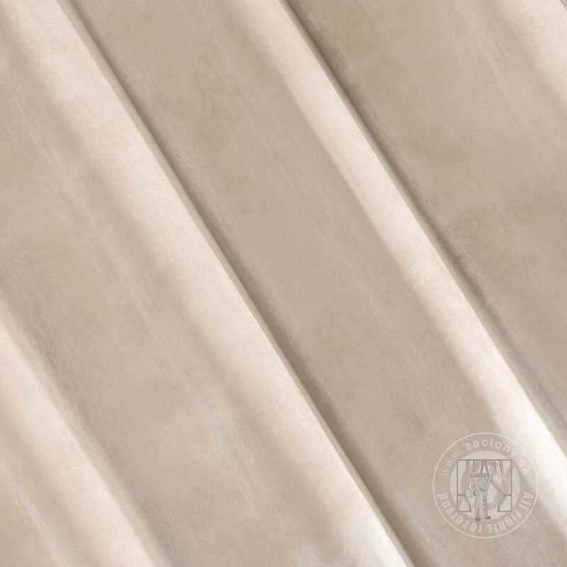 Záves VILLA na páske svetlý béžový 140x270cm