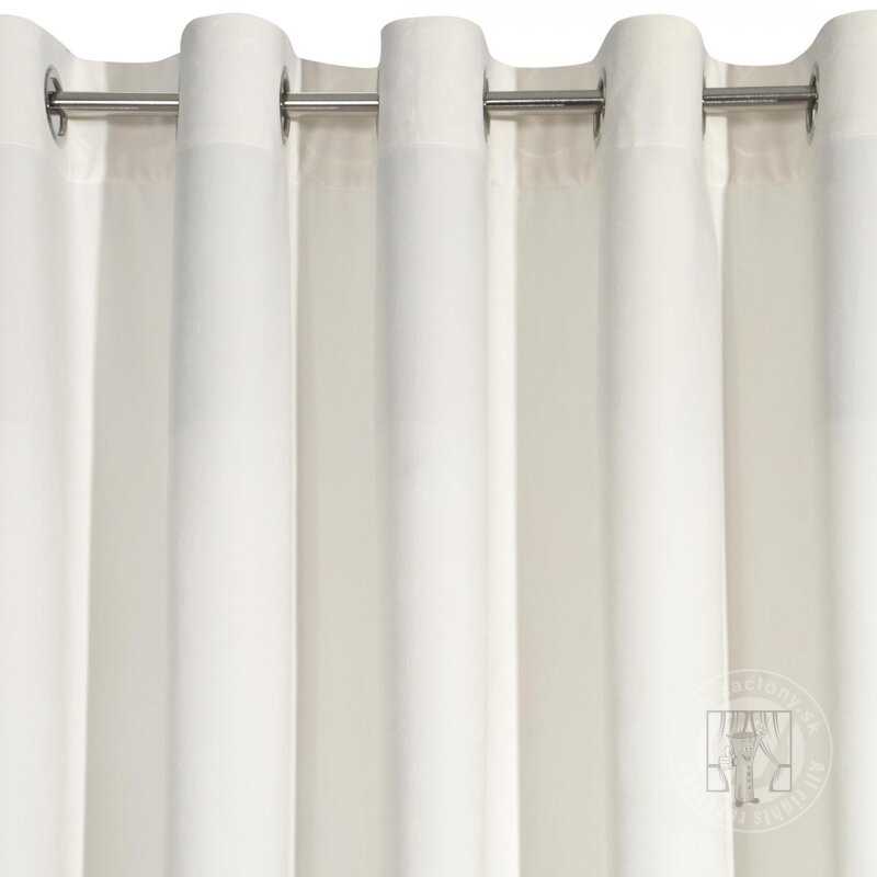 Záves VILLA na krúžkoch krémový 140x250cm