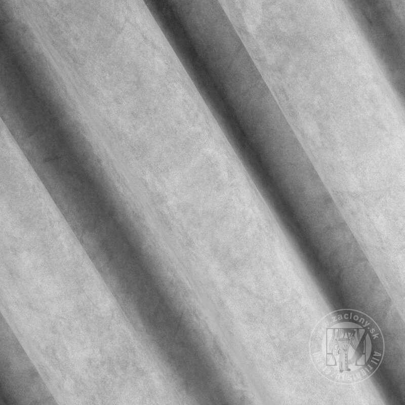 Záves VILLA na krúžkoch oceľový 140x250cm