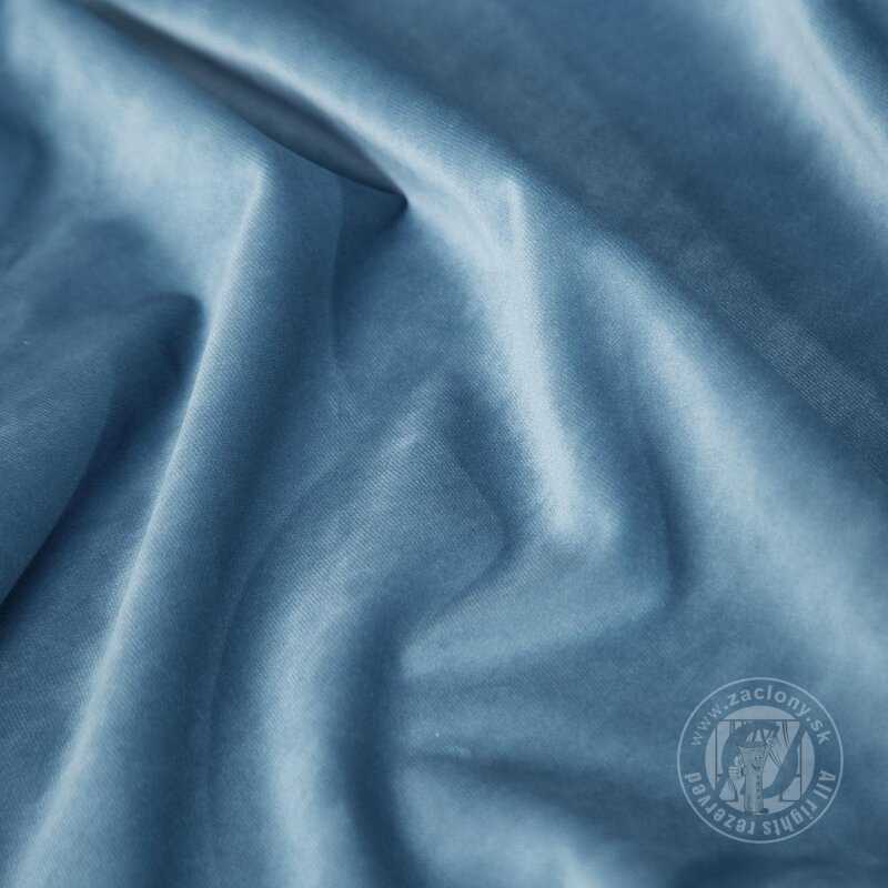 Záves VILLA na krúžkoch modrý 140x250cm