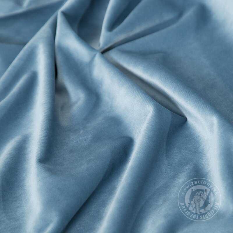 Záves VILLA na krúžkoch modrý 140x250cm