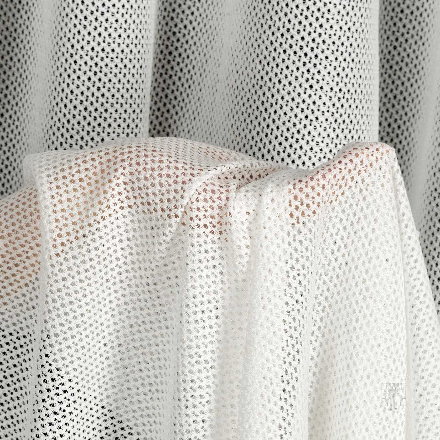 Záves ALEKSA na páske biely 140x270cm