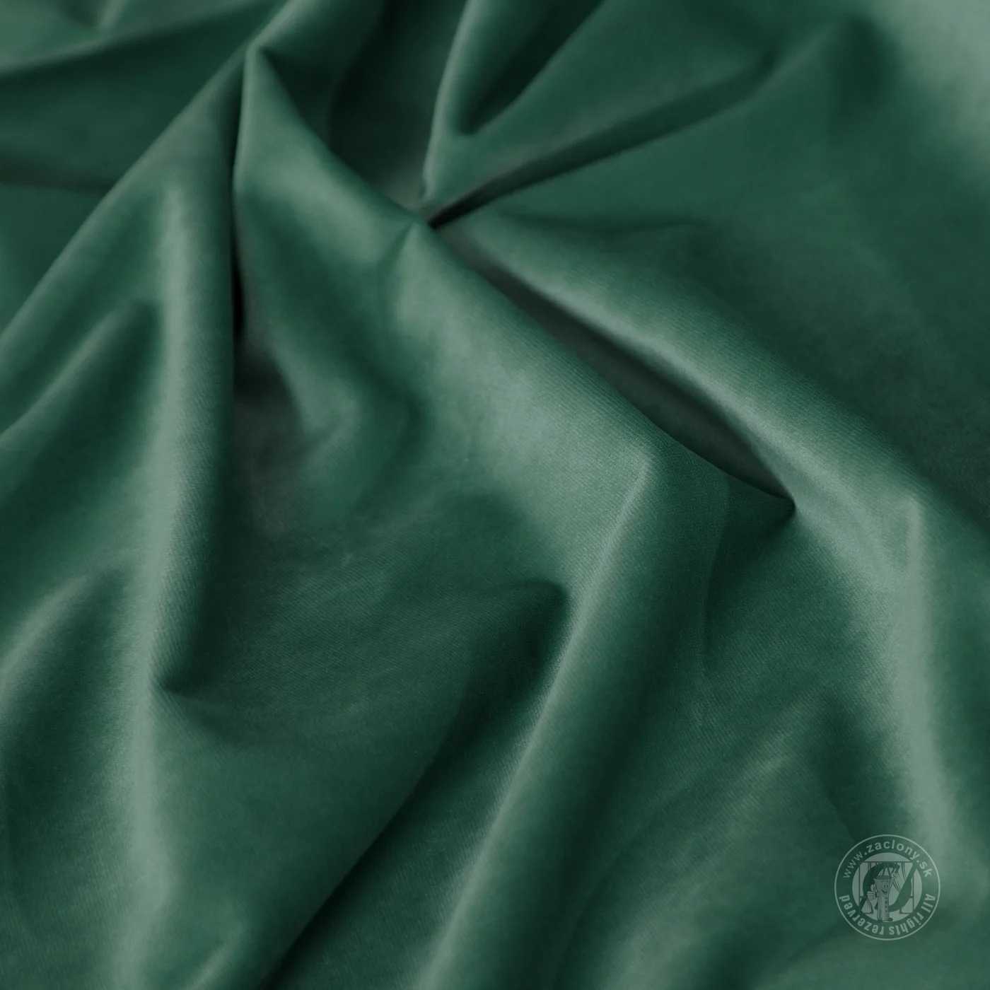 Záves RIA na páske tmavozelený 140x270cm