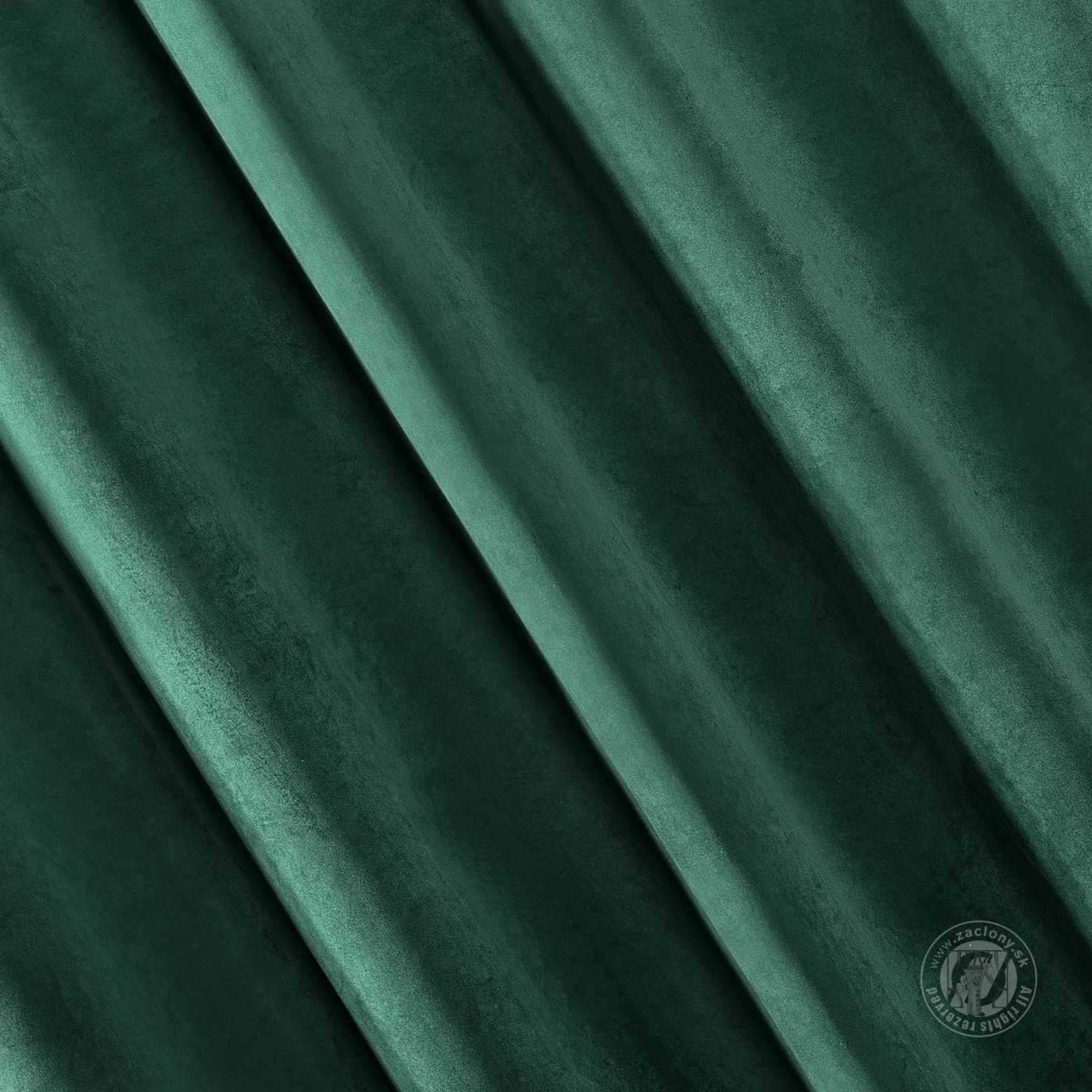 Záves RIA na páske tmavozelený 140x270cm