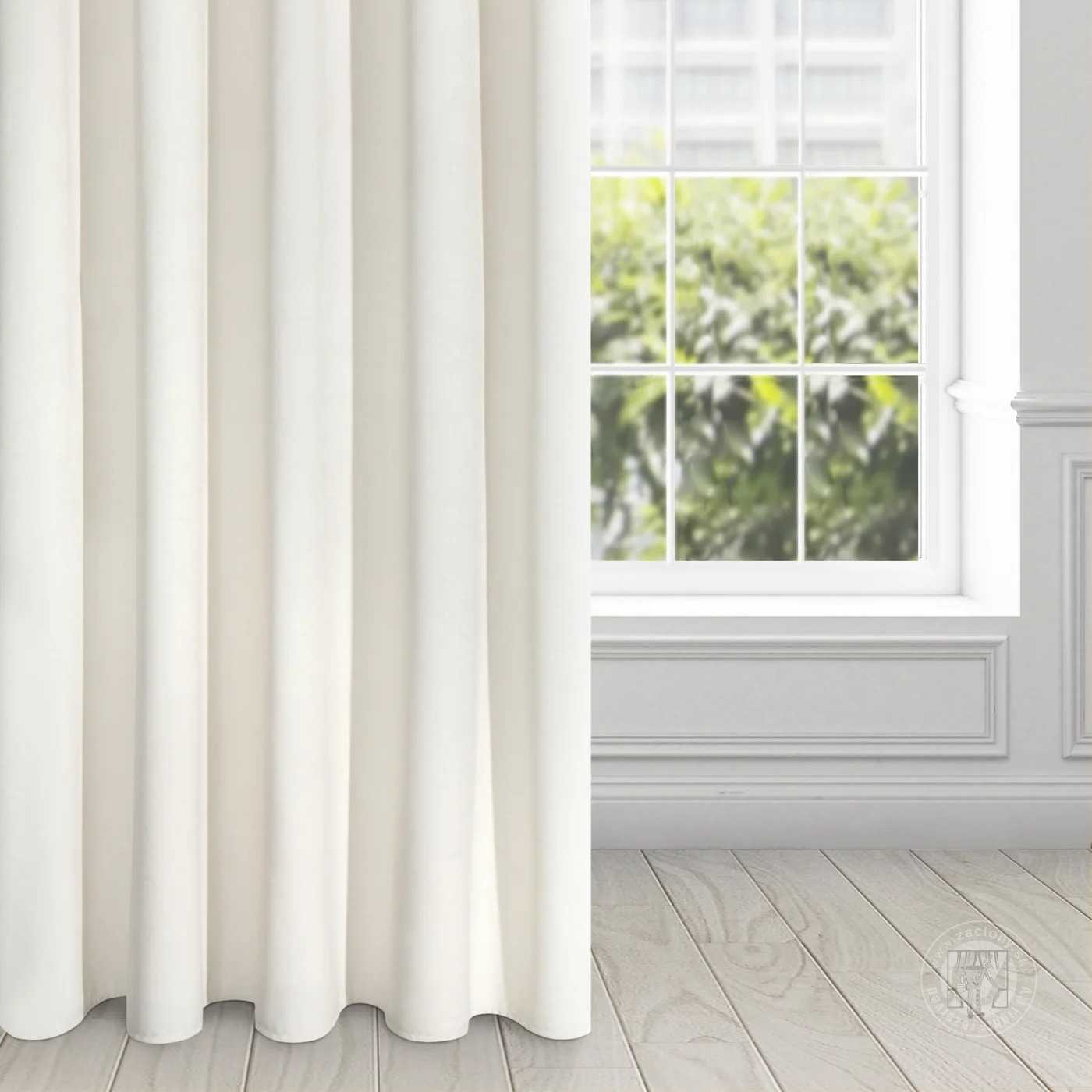 Záves RIA na krúžkoch krémový 140x250cm