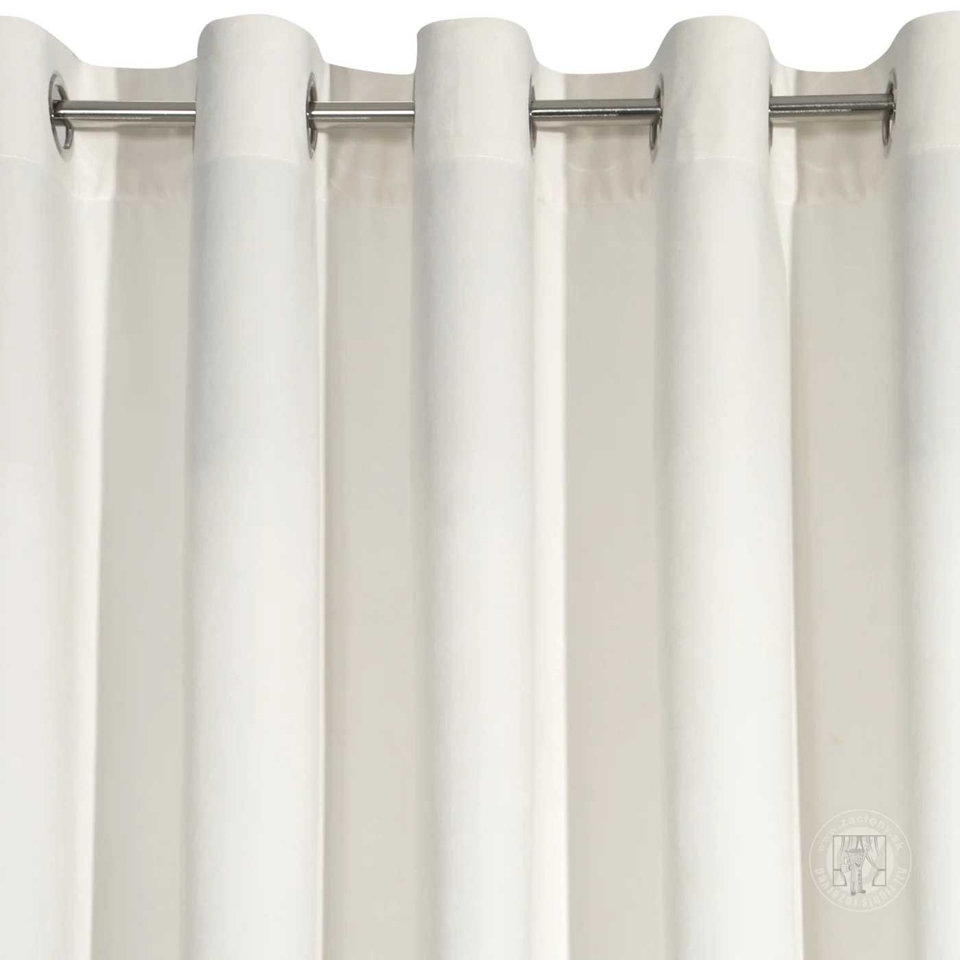 Záves RIA na krúžkoch krémový 140x250cm