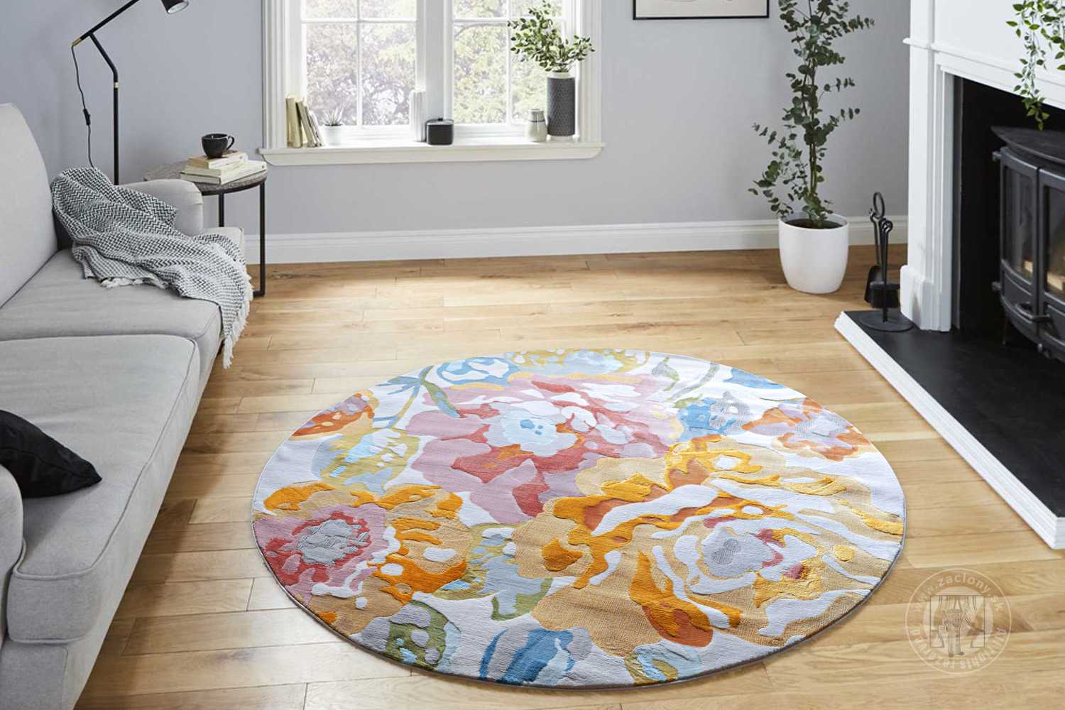 Kusový koberec BLOOM 466 118/AK990 - kruh