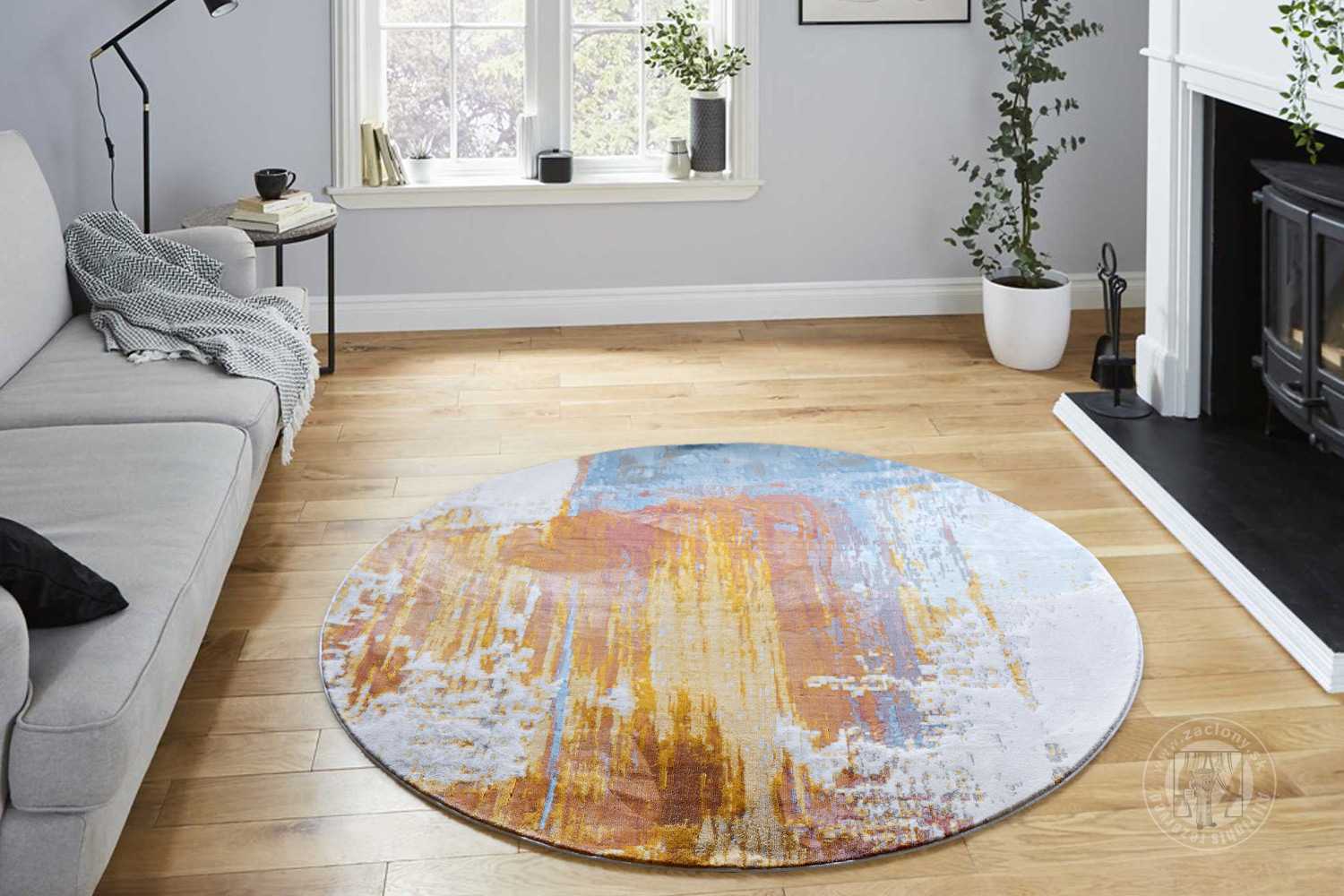 Kusový koberec BLOOM 466 139/AK990 - kruh