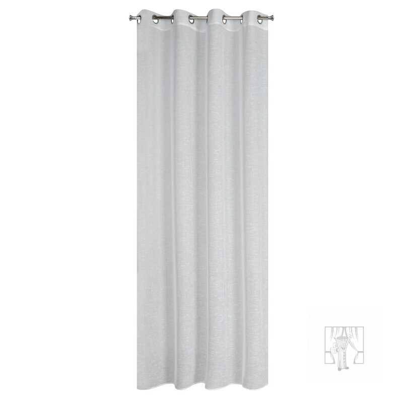 Záclona LEXY na krúžkoch biela 140x250cm