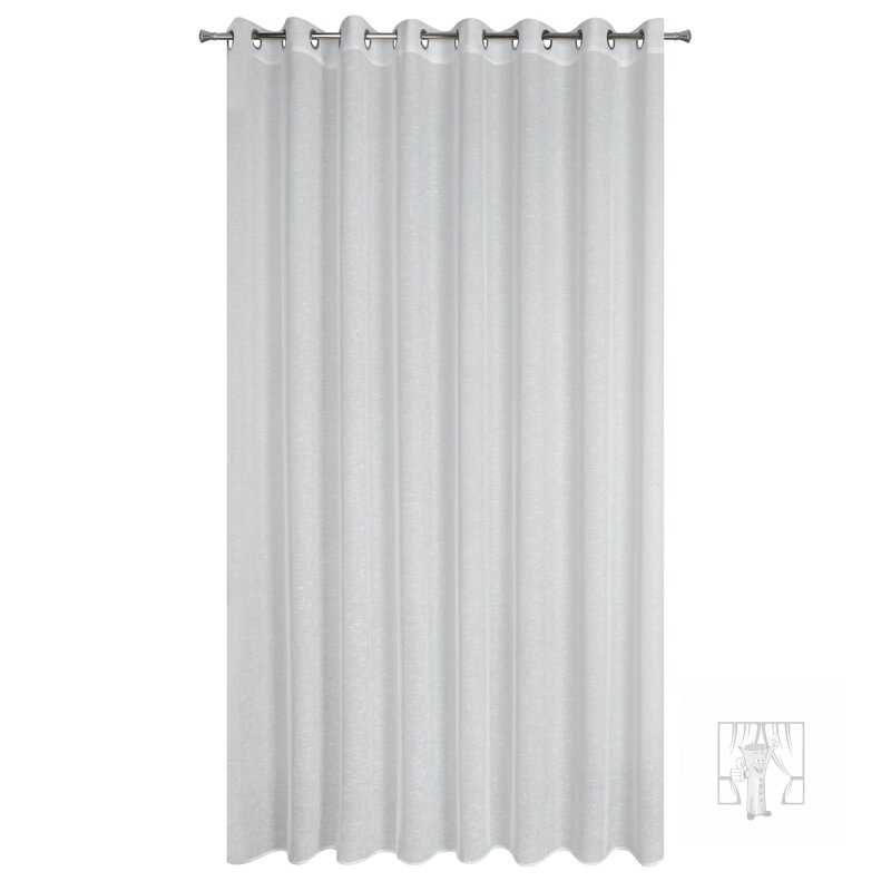 Záclona LEXY na krúžkoch biela  300x250cm