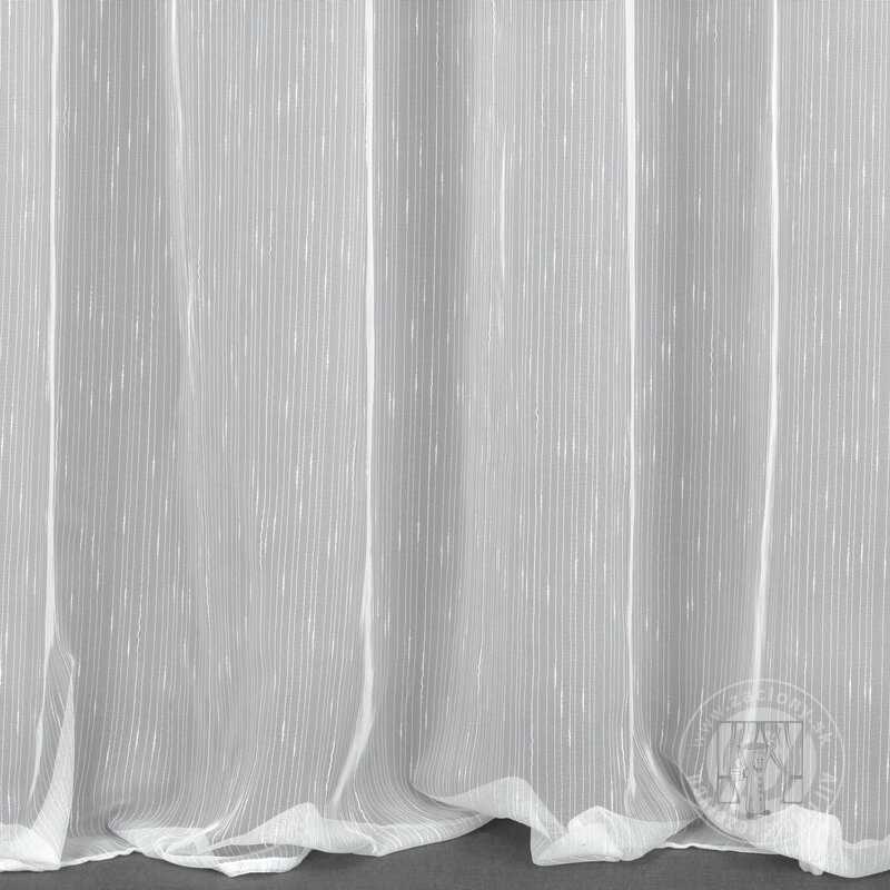 Záclona PILAR na krúžkoch biela 350x250cm