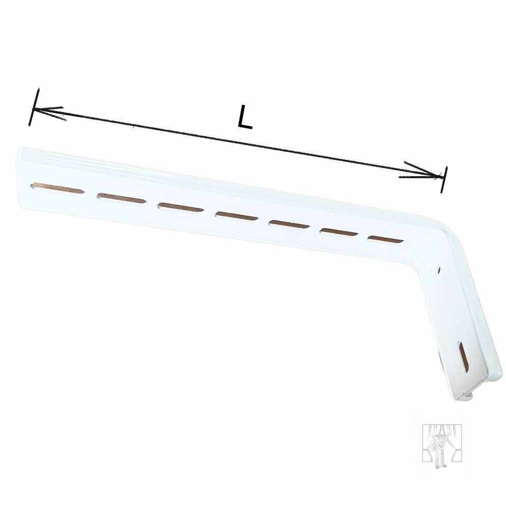 Nástenný držiak L - biely