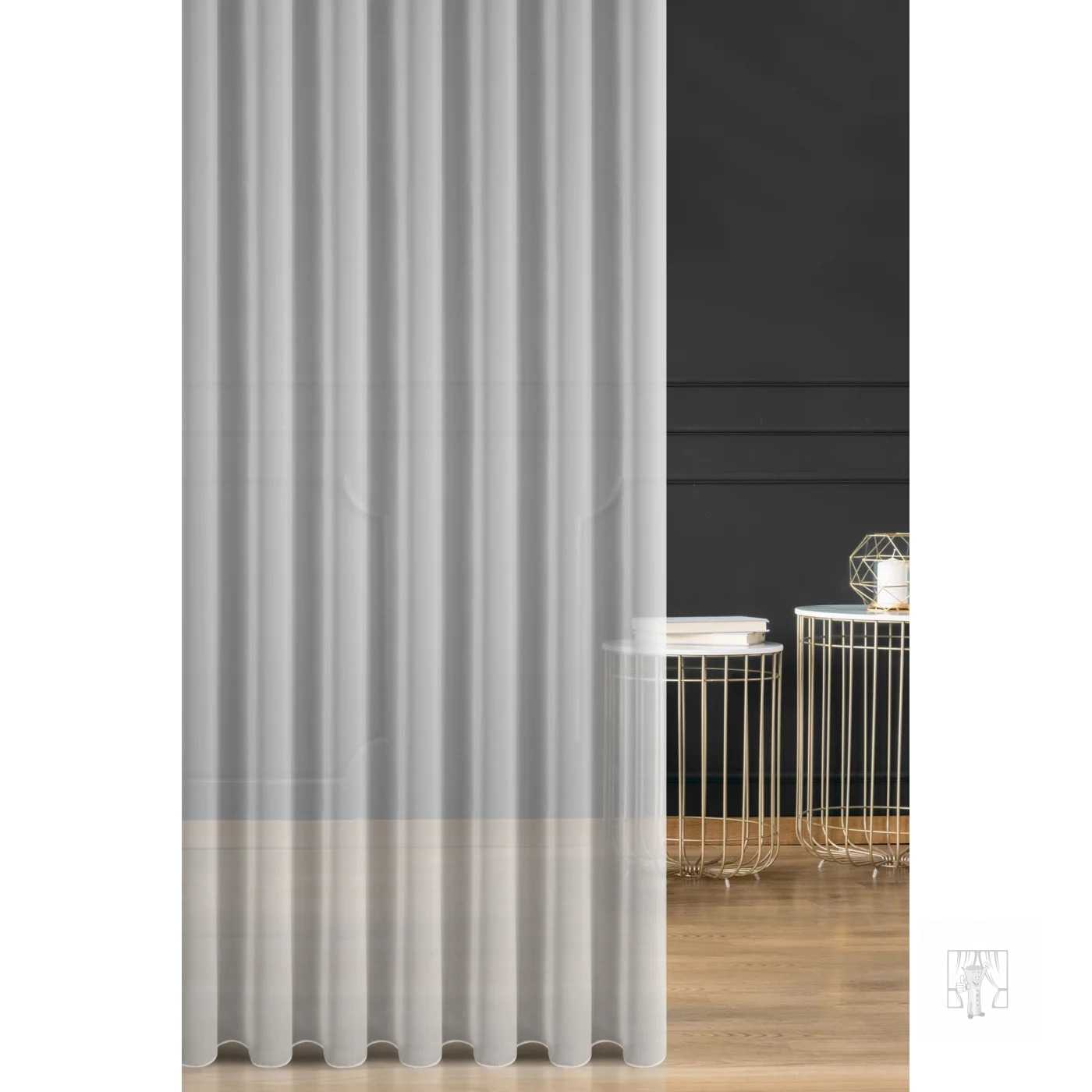 Záclona metráž MILA biela