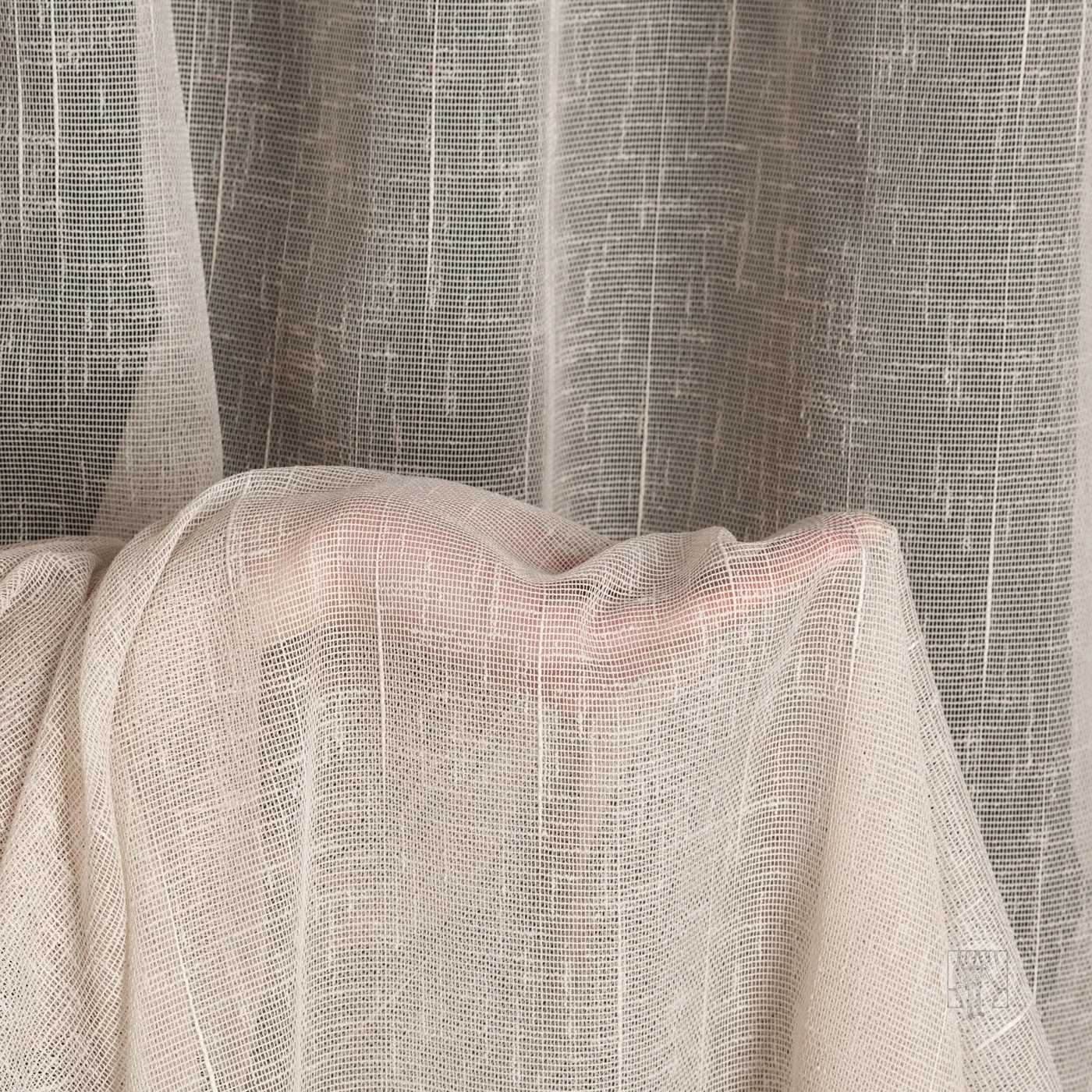 Záclona metráž NATUREL béžová