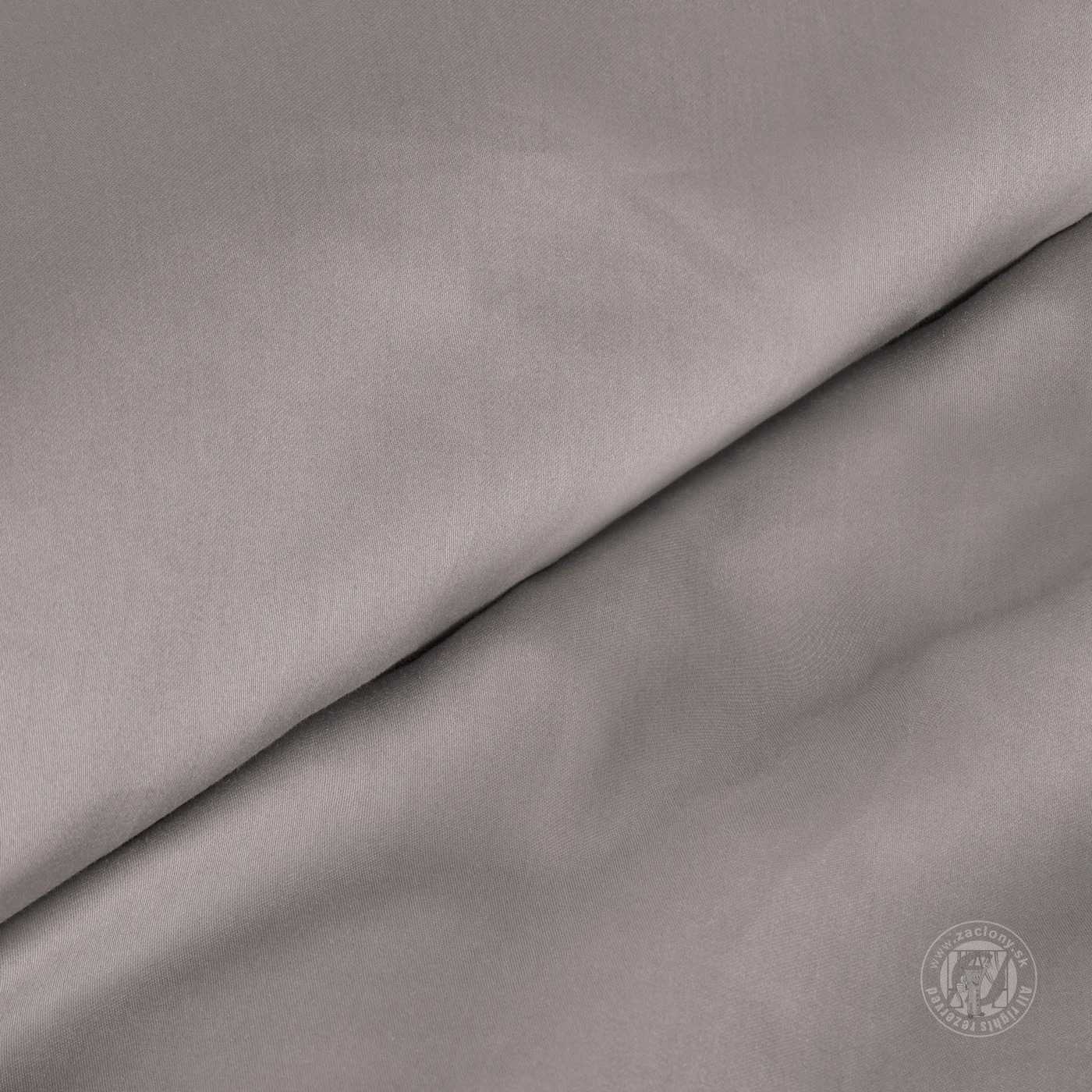 Posteľná bielizeň z bavlneného saténu NOVA3 140x200cm + 70x90cm, popolavá