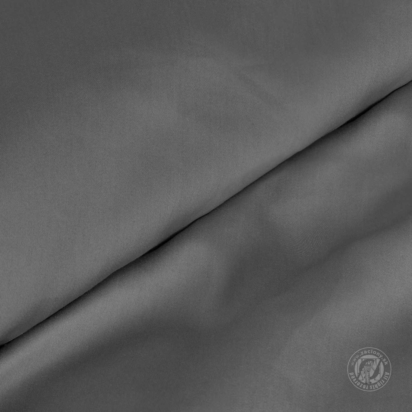 Posteľná bielizeň z bavlneného saténu NOVA3 140x200cm + 70x90cm, oceľová