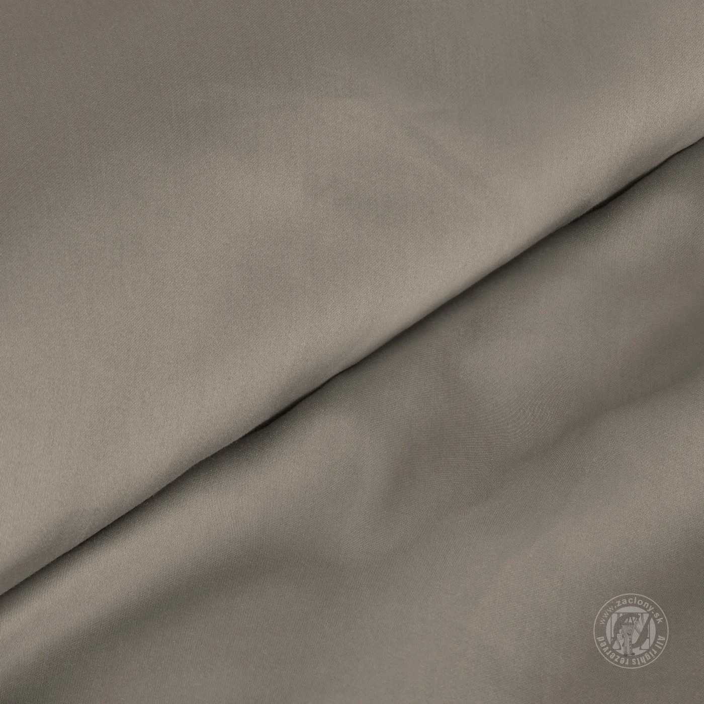 Posteľná bielizeň z bavlneného saténu NOVA3 140x200cm + 70x90cm, kávová