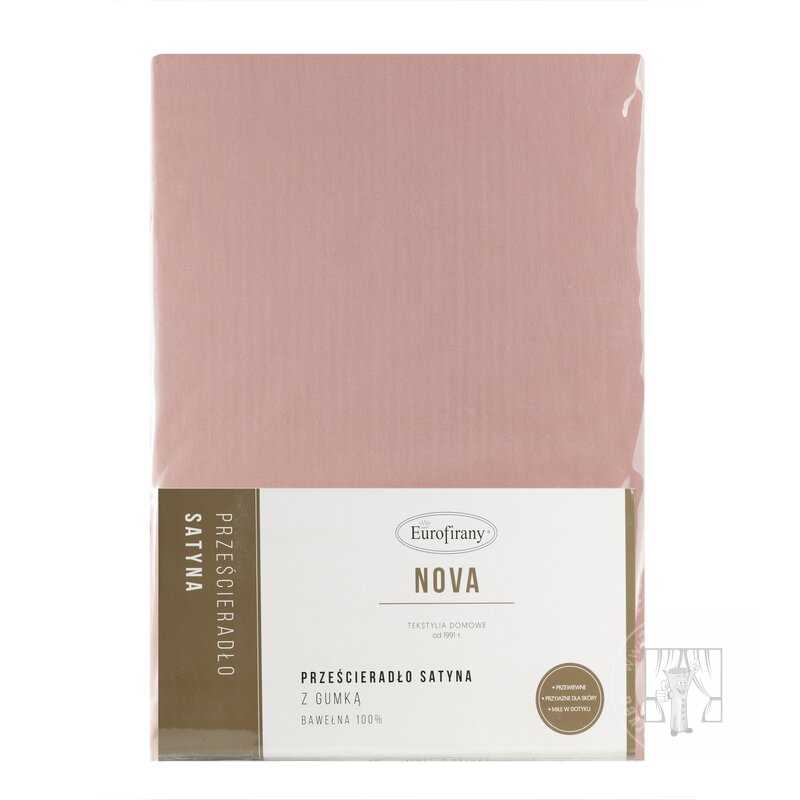 Plachta z bavlneného saténu NOVA3 100x200 cm púdrovo ružová