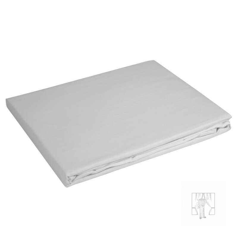 Plachta z bavlneného saténu NOVA3 100x200 cm strieborná