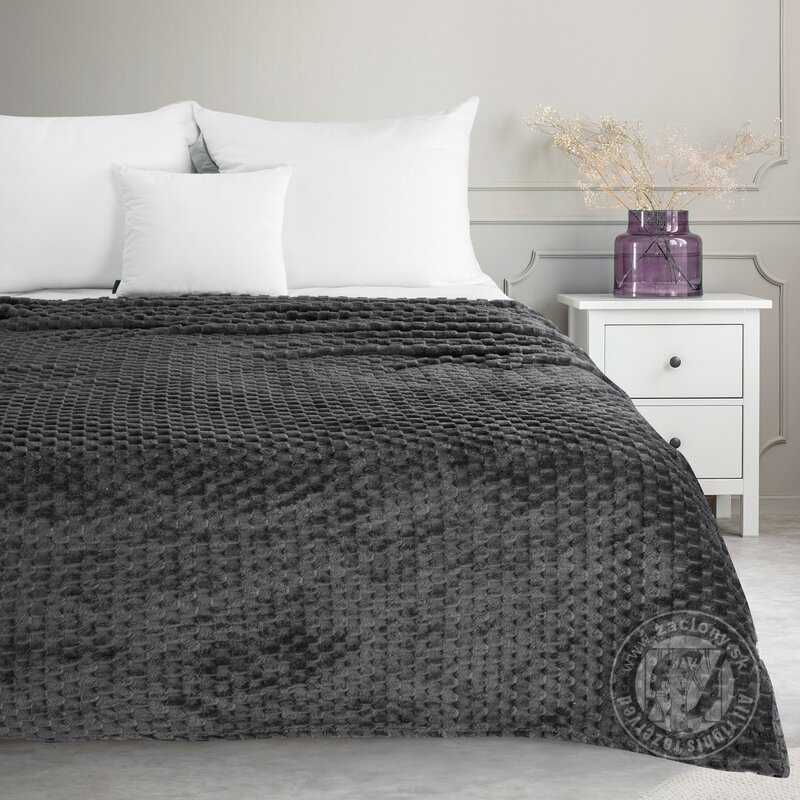 Deka z mikroflanelu CINDY6 150x200cm oceľová