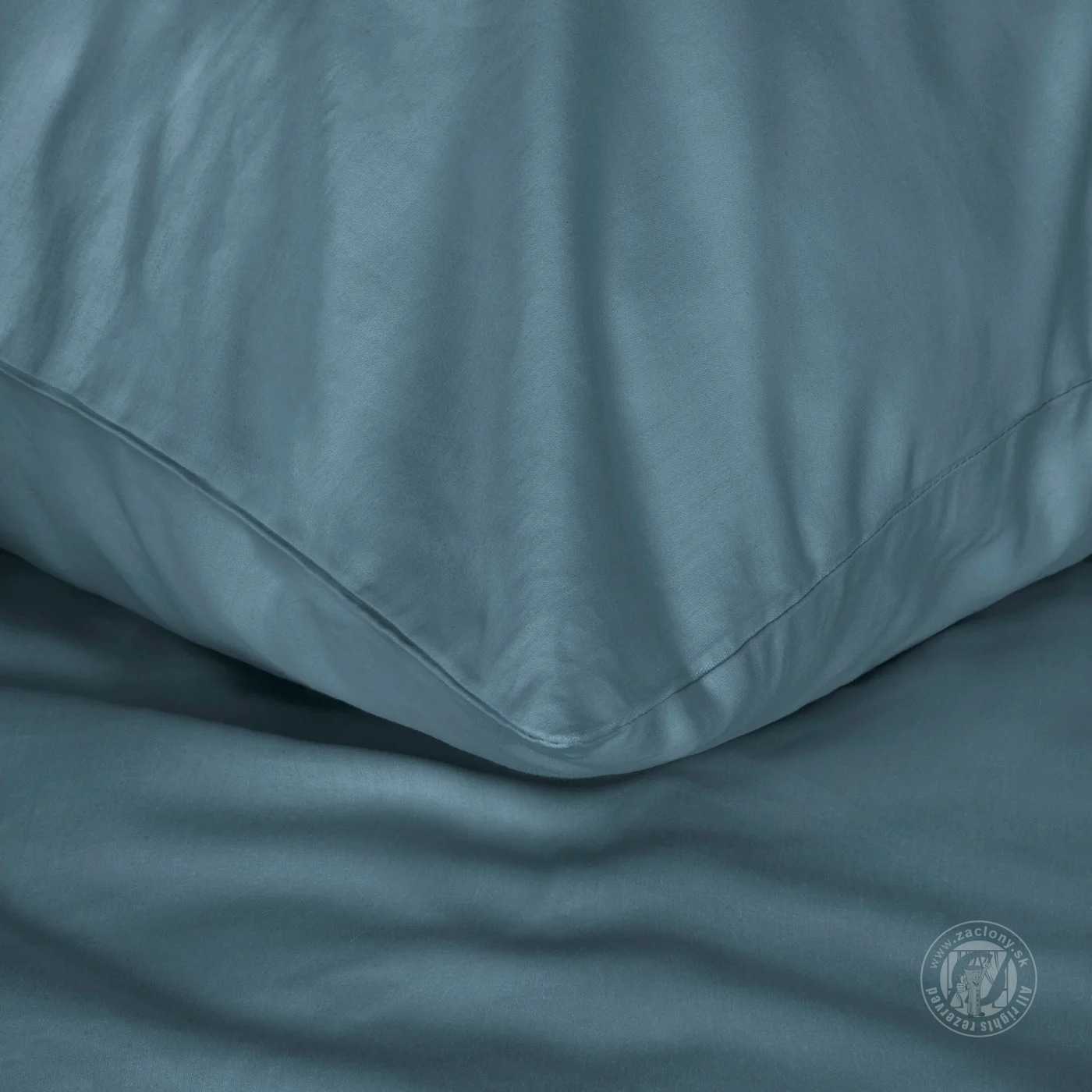 Posteľná bielizeň z bavlneného saténu NOVA3 140x200cm + 70x90cm, petrolejová