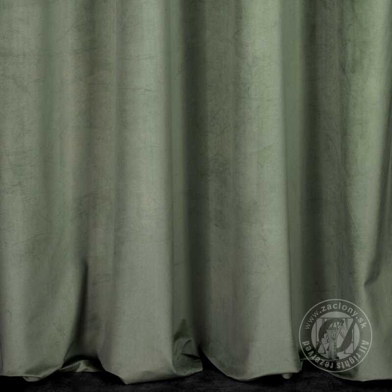 Záves MELANIE na páske olivový 140x270cm