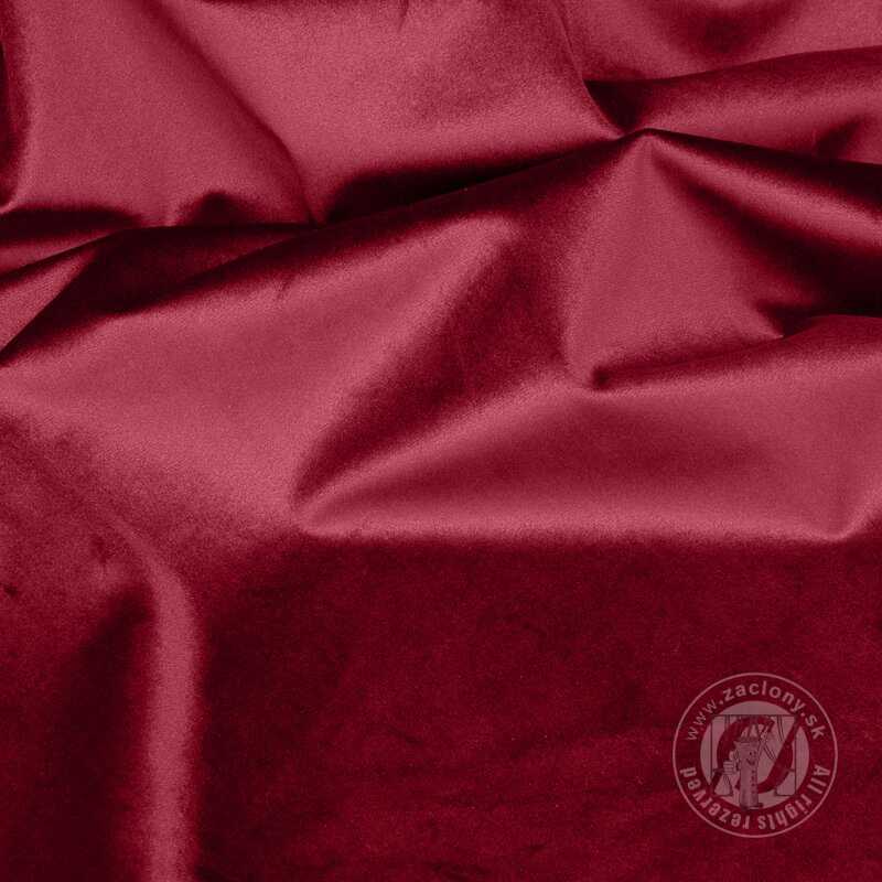 Záves PIERRE CARDIN SIBEL na páske bordový 140x270cm