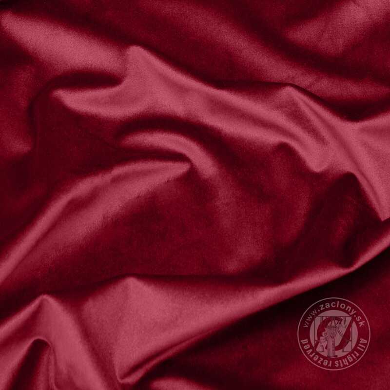 Záves PIERRE CARDIN SIBEL na páske bordový 140x270cm