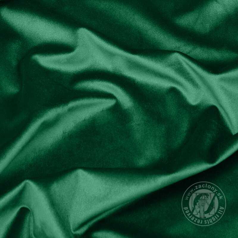 Záves PIERRE CARDIN SIBEL na páske tmavozelený 140x270cm